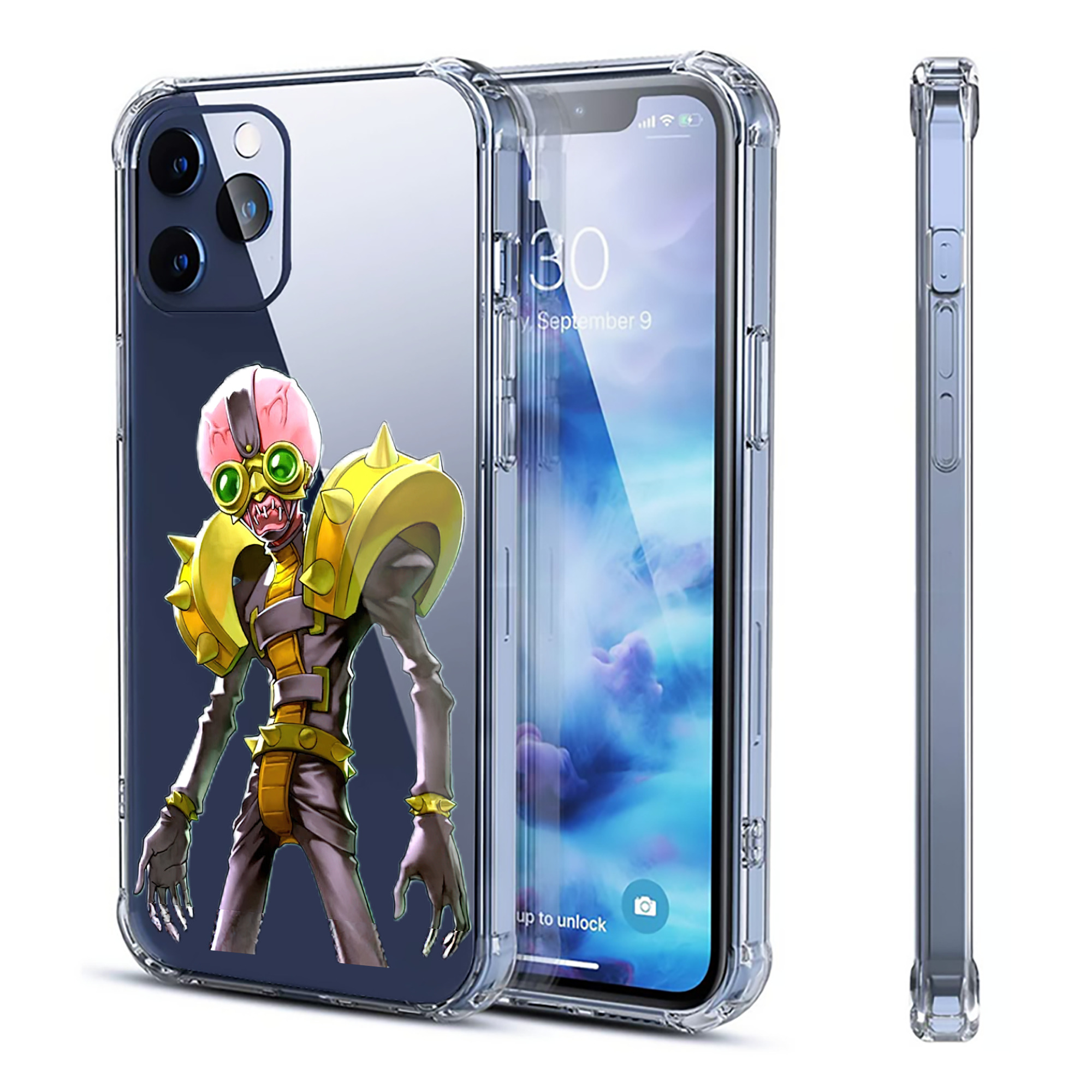 （画像用） 遊☆戯☆王 Yu-Gi-Oh! 【iPhone 12シリーズ対応】透明スマホケース（クリアソフトケース）